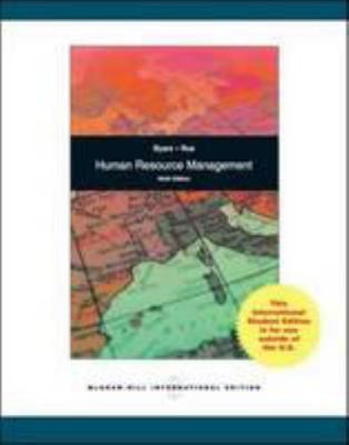 Human Resource Management 9Ed (Ie) (Pb 2008) B01N4SQ5BV Book Cover