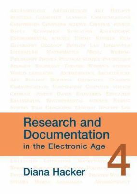 Research and Documentation in the Electronic Age 0312443390 Book Cover