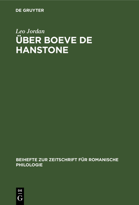 Über Boeve de Hanstone [German] 3112323718 Book Cover