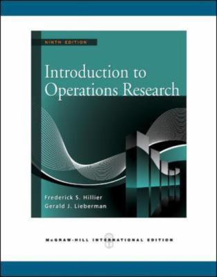 Introduction to Operations Research 0071267670 Book Cover