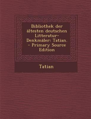 Bibliothek Der Altesten Deutschen Litteratur-De... [German] 1293871028 Book Cover