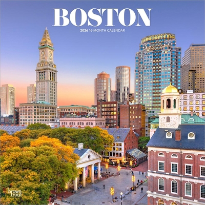 Boston 2026 12 X 24 Inch (Hanging) Monthly Squa... B0DYLFXSSB Book Cover