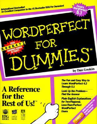 Wordperfect for Dummies 1878058525 Book Cover