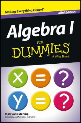 Algebra 1 for Dummies 1118730941 Book Cover