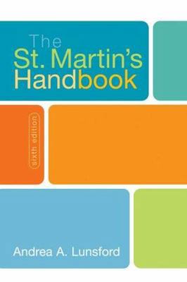 The St. Martin's Handbook 031244317X Book Cover