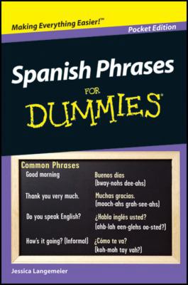 Spanish Phrases for Dummies 0470548290 Book Cover