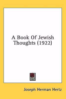 A Book Of Jewish Thoughts (1922) 1436987768 Book Cover