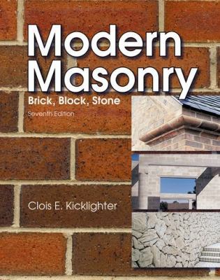 Modern Masonry : Brick, Block, Stone 1605252433 Book Cover