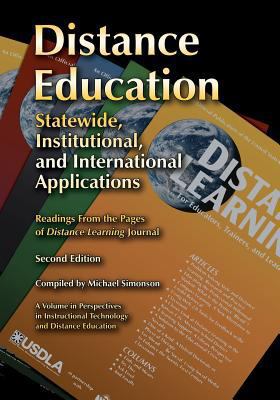 Distance Education: Statewide, Institutional, a... 1681236419 Book Cover