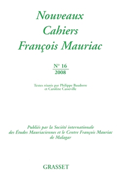 Nouveaux cahiers François Mauriac N°16 [French] 2246742919 Book Cover