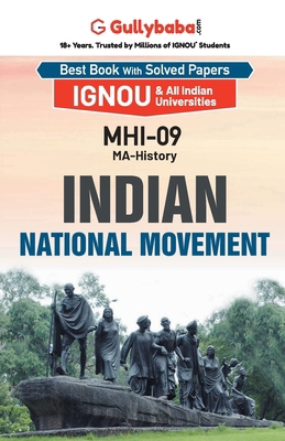 MHI-09 Indian National Movement B0BT89K5S5 Book Cover