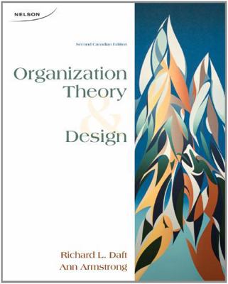 ORGANIZATION THEORY+DESIGN >CA 0176503684 Book Cover