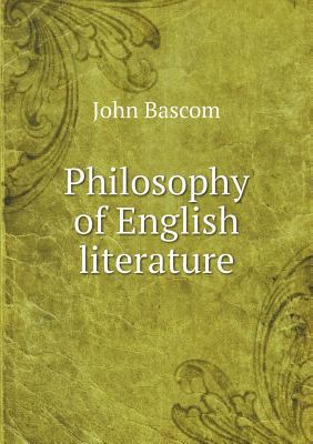 Philosophy of English literature 5518718276 Book Cover