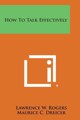 How to Talk Effectively 1494050021 Book Cover