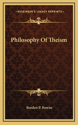 Philosophy of Theism 1163411388 Book Cover