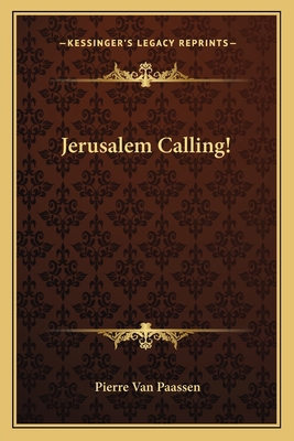 Jerusalem Calling! 1163825794 Book Cover