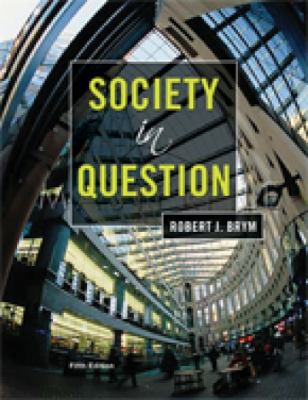 Society In Question 0176102817 Book Cover