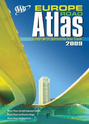 AAA Europe Road Atlas 1595089993 Book Cover