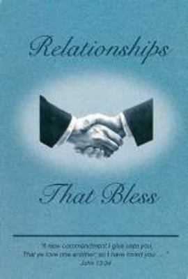Relationships That Bless 0739923188 Book Cover
