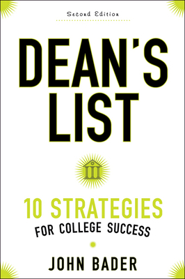 Dean's List: Ten Strategies for College Success 1421422379 Book Cover