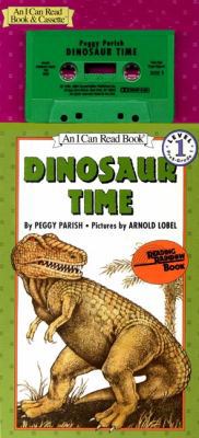 Dinosaur Time Book and Tape [With Book] [Large Print] 1559942622 Book Cover