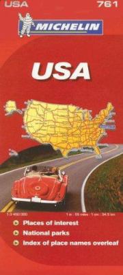 Michelin Map USA Road 761 (Maps/Country (Michel... 2067123149 Book Cover