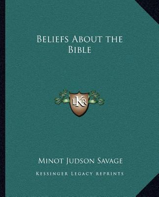 Beliefs about the Bible 1162618760 Book Cover