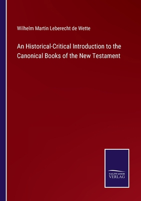 An Historical-Critical Introduction to the Cano... 3375140088 Book Cover