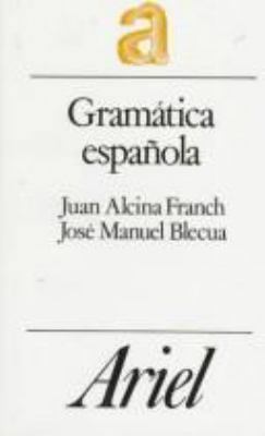 Gramatica Espanola (Spanish Edition) [Spanish] 8434483440 Book Cover