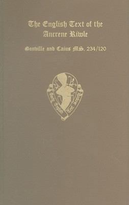 The English Text of the Ancrene Riwle, Gonville... 0197222293 Book Cover