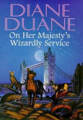 On Her Majesty's Wizardly Service 0340693304 Book Cover
