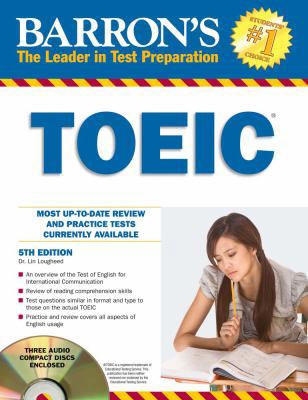 Barron's TOEIC with 4 Audio CDs 1438070195 Book Cover