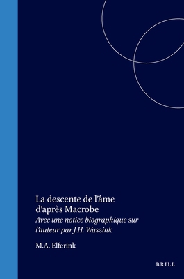 La descente de l'âme d'après Macrobe [French] 9004017283 Book Cover