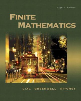 Finite Mathematics (8th Edition) 032122826X Book Cover