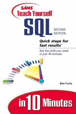 Sams Teach Yourself SQL in 10 Minutes 0672321289 Book Cover