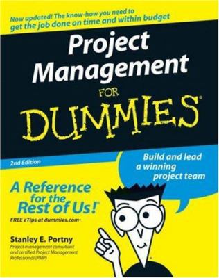 Project Management for Dummies 0470049235 Book Cover
