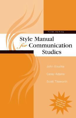 Style Manual for Communication Studies B00728F78S Book Cover