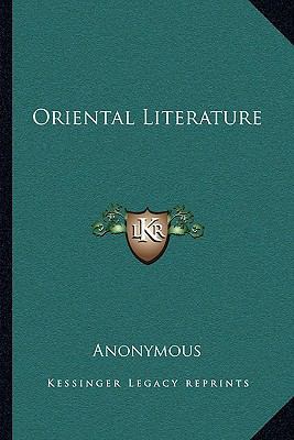 Oriental Literature 1163248762 Book Cover