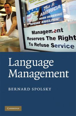 Language Management 0521516099 Book Cover