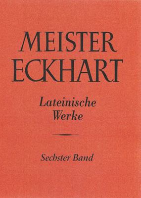 Meister Eckhart. Lateinische Werke Band 6: Indi... [German] 3170285882 Book Cover