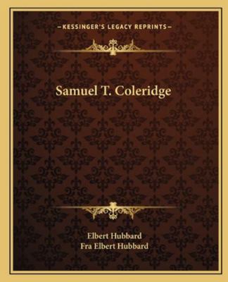 Samuel T. Coleridge 1162877952 Book Cover