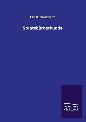 Staatsbürgerkunde [German] 3846023361 Book Cover