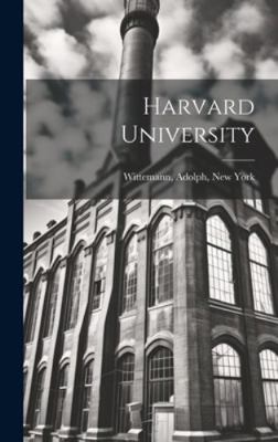 Harvard University 1020214880 Book Cover