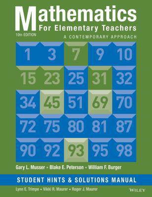 Mathematics for Elementary Teachers, Student Hi... 1118679253 Book Cover