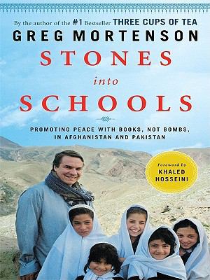 Stones Into Schools: Promoting Peace with Books... [Large Print] 1410420353 Book Cover