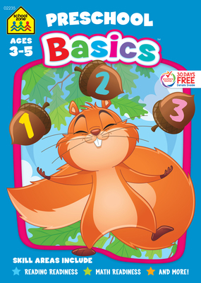 School Zone Preschool Basics 64-Page Workbook B004N6WEMO Book Cover