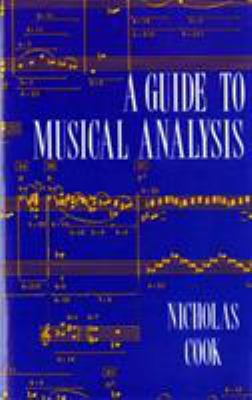 A Guide to Musical Analysis 0393962555 Book Cover