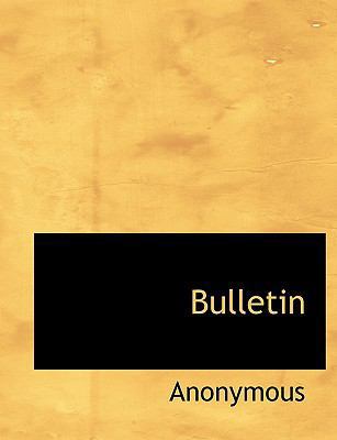 Bulletin [French] 1117968030 Book Cover