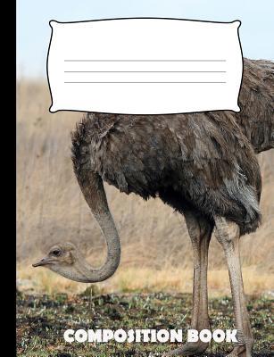 Composition Book: Ostrich Composition Notebook ... 1073009742 Book Cover