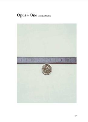 Jean-Luc Moulène: Opus + One 030018882X Book Cover